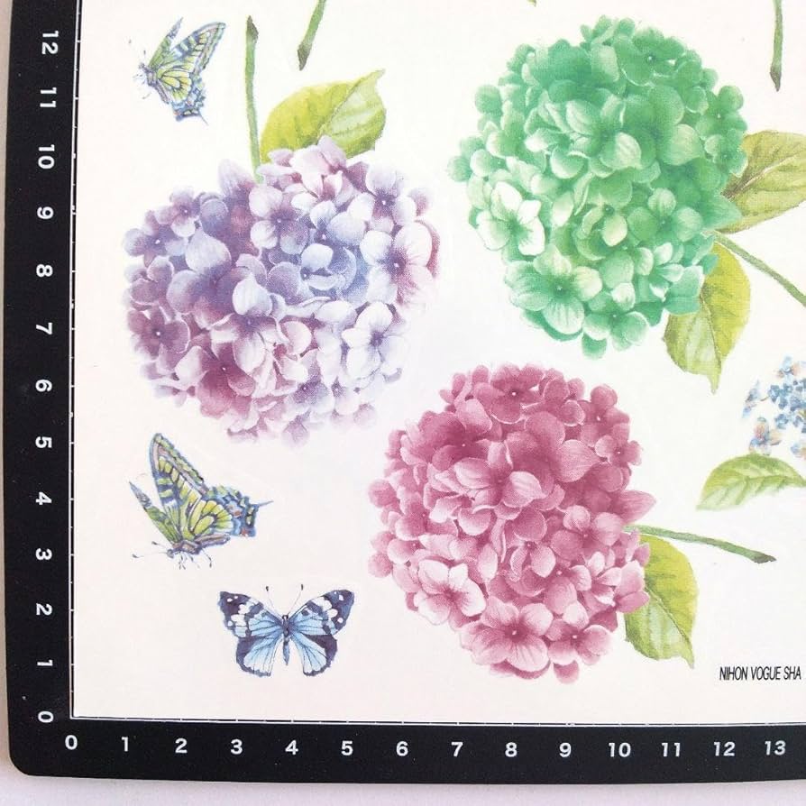 Amazon.co.jp: あじさい ポーセラーツ転写紙 フラワー : おもちゃ